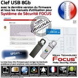 Alarme USB 8Gb 868MHz Sécurité VGT Maison Réseau Jour ORIGINAL Système Connecté à Cle Meian Microcode Mise Firmware FOCUS Appartement