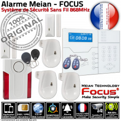 Meian Infrarouge Protection ST-VGT Sécurité 868MHz F3 Maison Appartement Porte Focus ORIGINAL Télécommande Alarme Capteur Système