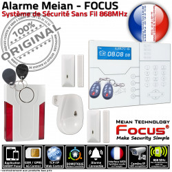 Système ORIGINAL Alarme Focus Télécommande Protection Porte Meian Capteur Maison Sécurité Cave Appartement 868MHz ST-VGT