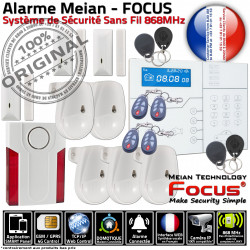 FOCUS Pièce Logement Focus Salon Alarme ST-VGT Connecté Détection Chambre Contrôle GSM Sirène LOFT ORIGINAL Surveillance Mouvements