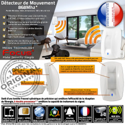 Mouvement Immunité Alarme Volumétrique 868MHz Appartement Centrale Animaux Radar DMT Détection Détecteur Maison Meian Connectée MD-448R FOCUS