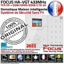 SHB DIAGRAL Centrale Connectée GSM pour Surveillance FOCUS Ethernet Sécurité Professionnel Meian TCP-IP Système MHz Sans-Fil Alarme 433 Connecté HA-VGT