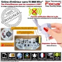 MD-214R 868MHz Sirène FLASH Ethernet Connectée Maison Avertisseur IP Détecteur Cabinets Surveillance Garage Bureaux Intérieure 4G Puissante