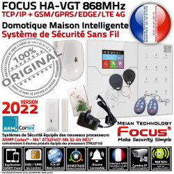 Sans GSM Focus Ouverture Sirène Bureaux Abonnement Connecté HA-VGT Logement Capteur Cabinet Surveillance SIM 4G Garage Détecteur Alarme