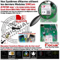 Cave PACK FOCUS HA-VGT 3G sans TCP-IP Appartement Alarme SmartPhone Centrale 868MHz SIM abonnement Connectée Ethernet Sans-Fil Réseau