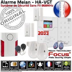 pièces FOCUS Réseau Ethernet Compatible Maison SmartPhone Sans-Fil Alarme IP 2 868MHz HA-VGT Atlantics Centrale Connectée VGT