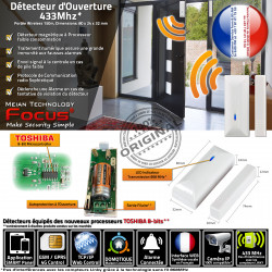 Sécurité Alarme FOCUS Périmétrique Connectée 433MHz Sans Système Ouverture Télécommande Détecteur Fil MD-210R Centrale HA-VGT Protection Magnétique