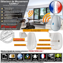Commerce GSM FOCUS Local Immunité Détection Radar Restaurant Passage Capteur Système 433 Connecté Animaux Présence Sécurité MHz Détecteur