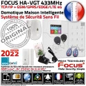 Mouvement 433 MHz Garage Maison Contrôle 4G Commercial HA-VGT Sans Alarme Sirène Connecté Abonnement Accès GSM Détection Surveillance Local