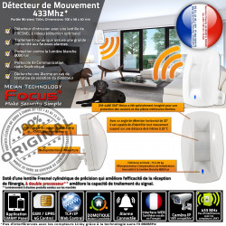 Fil MD-448R Sans Direction Sécurité Volumétrique Animaux Système PIR Relais DMT Connecté Immunité Meian 433 GSM MHz Mouvements Ethernet