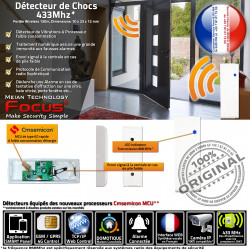 Vibrations Avertisseur Connectée Détecteur Alarme Chocs MHz Centrale FOCUS Réseau Détection 433MHz 433 Meian Domotique Sonde MD-2018R