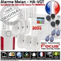 Commerce PACK FOCUS ST-VGT Présence Infrarouge Capteur Fenêtres Alarme Connectée Centrale Meian Cave Grange Protection Portes Télécommande