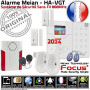 F2 PACK ST-VGT Restaurant TCP-IP Appartement Connecté Sécurité Système GSM Alarme Sans-Fil Ethernet Meian FOCUS Surveillance 868