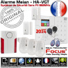 Maison 3 PACK ST-VGT Local Connecté pièces Surveillance TCP-IP Sécurité Alarme Système 868MHz Ethernet GSM Meian FOCUS