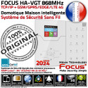 Focus ST-VGT GSM 3G/4G TCP/IP Ethernet abonnement Surveillance ST-V Sans-Fil TCP-IP Alarme Sécurité Connecté 868MHz Meian sans Système FOCUS