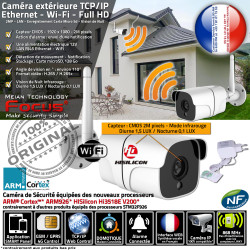 Distance de Protection Caméra HA-8404 Détecteur par Téléphone Nuit RJ45 Surveillance à Wi-Fi Extérieure Alarme Vision Mouvement