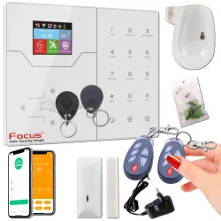 FOCUS 868MHz IP2 Ethernet GSM Surveillance Sans-Fil ST-VGT Système Sécurité 3G TCP-IP ST-V abonnement Alarme ORIGINAL Connecté PACK sans