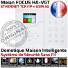 Focus ST-VGT TCP/IP GSM 2G/4G Alarme TCP-IP Ethernet Application 868MHz SmartPhone 3G FOCUS Sans-fil ORIGINAL Meian Sécurité WEB Connecté Système