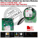 Alarme Connectée ST-VGT TCP GSM WEB ORIGINAL MHz Appartement Interface TCP-IP Maison Sécurité RJ45 Sirène Ethernet Système Connecté 868 Meian