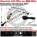 Alarme Connectée ST VGT TCP GSM Système Connecté Intégrée Chambres Alerte Sirène 2G 3G Salons Réseau ST-VGT Pièces Sécurité FOCUS sans-fil 4G SmartPhone