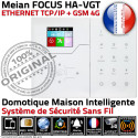 Focus ST-VGT GSM TCP/IP Local Connecté Professionnel FOCUS Ethernet TCP-IP Système 868MHz Sécurité Alarme Meian Surveillance