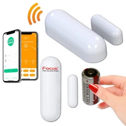 Ouverture MD-211R Centrale Système Alarme Protection FOCUS Magnétique Fil MHz Sécurité Détecteur Portail SmartPhone Périmétrique Sans 433 Connectée