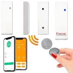 Sécurité Vibrations Alerte FOCUS 4G Meian MD-2018R Avertisseur Maison Véranda ORIGINAL Détecteur Connecté Appartement MD-2018 868MHz Système Réseau