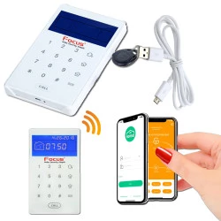 Déporté Lecteur Pièce Salon IP Digicode GSM fil Avertissement FOCUS ORIGINAL sans Tactile Connectée Badge RFID Alarme Centrale Chambre Clavier