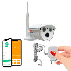 IP Nuit Alarme Caméra Protection Vision Surveiller d-Extérieur Enregistrement RJ45 Wi-Fi Apparemment Sécurité Système HA-8403