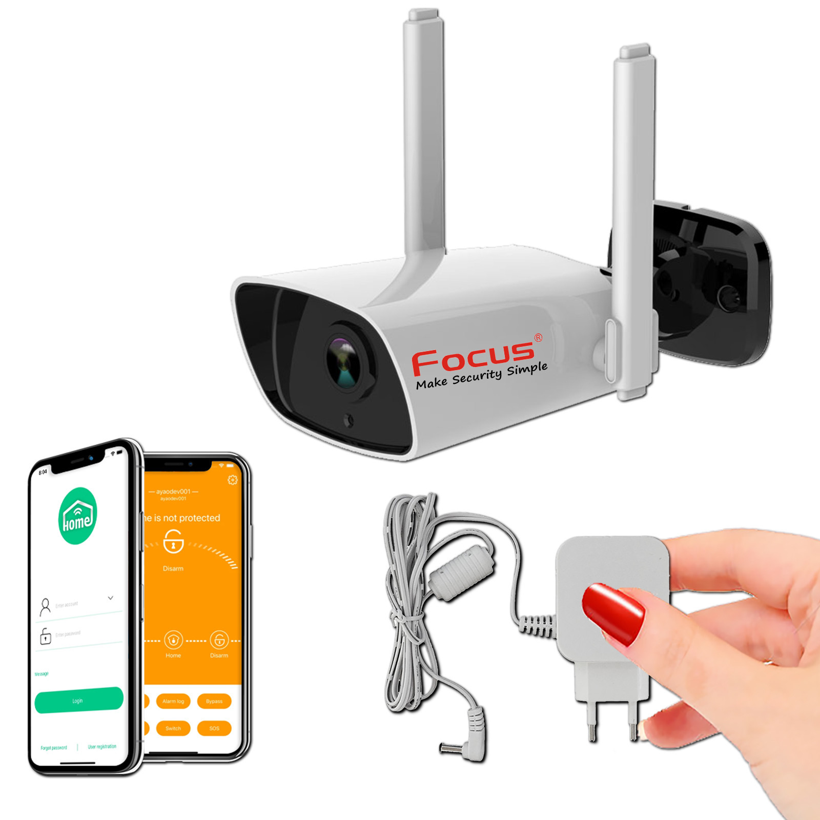 Alarme maison connectée Meian HA8405 caméra IP intérieure Smartphone — free download